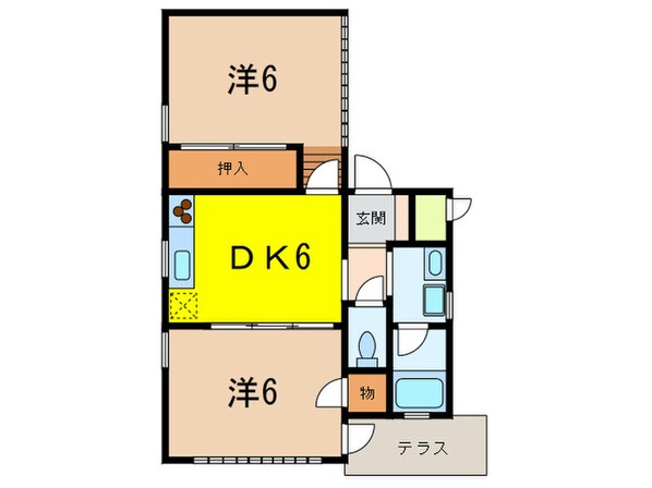 カシ－タ岡本の物件間取画像